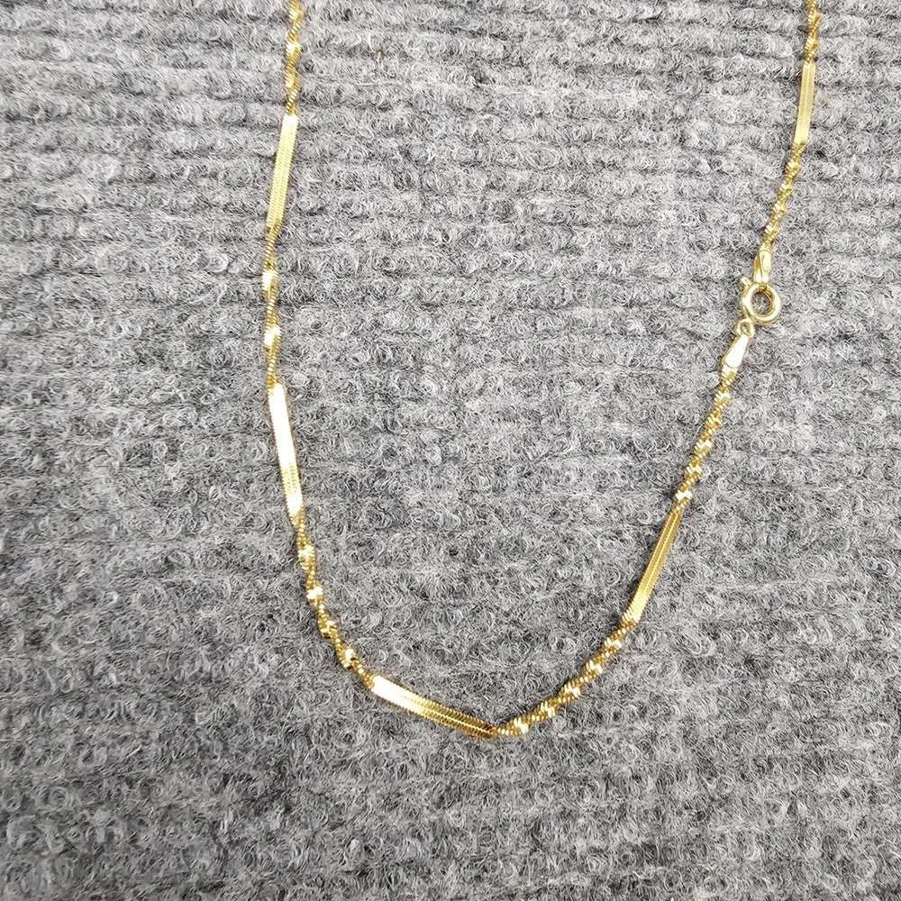 Spero‎ London Half Twisted Chain Necklace Women Singapore Link Gold Silver OS